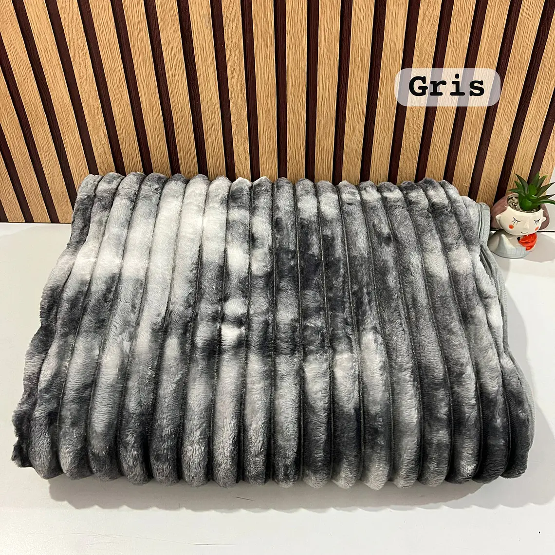 COBIJA RAYAS COLORES DEGRADADOS (180 X 220CM) MOD# T-30683 (AGREGAR BOLSA) 8