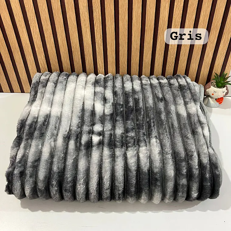 COBIJA RAYAS COLORES DEGRADADOS (180 X 220CM) MOD# T-30683 (AGREGAR BOLSA) 8