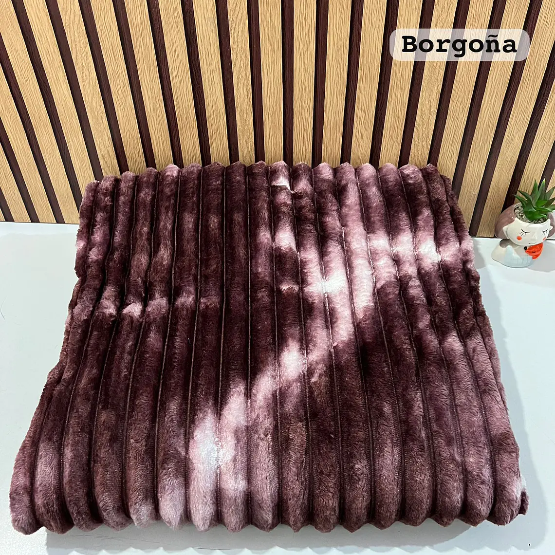 COBIJA RAYAS COLORES DEGRADADOS (180 X 220CM) MOD# T-30683 (AGREGAR BOLSA) 12