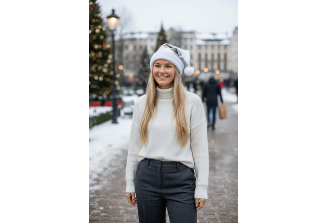 GORRO BRILLOSO SANTA