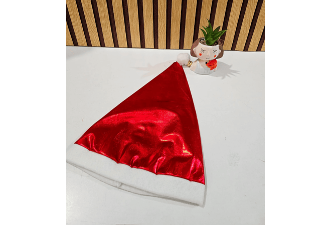 GORRO BRILLOSO SANTA