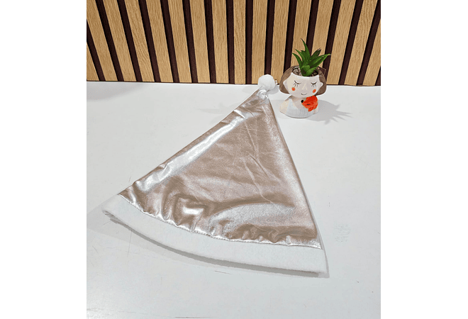 GORRO BRILLOSO SANTA