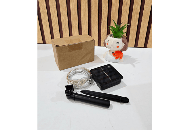 10 MTS SOLAR SERIE DE LUZ DE COLORES DE ALAMBRE DE COBRE# PB2511 (caja lisa)