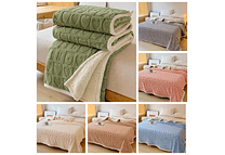 COBIJA ABORREGADA LOVE MATRIMONIAL 190x230CM MODELO #T-30445