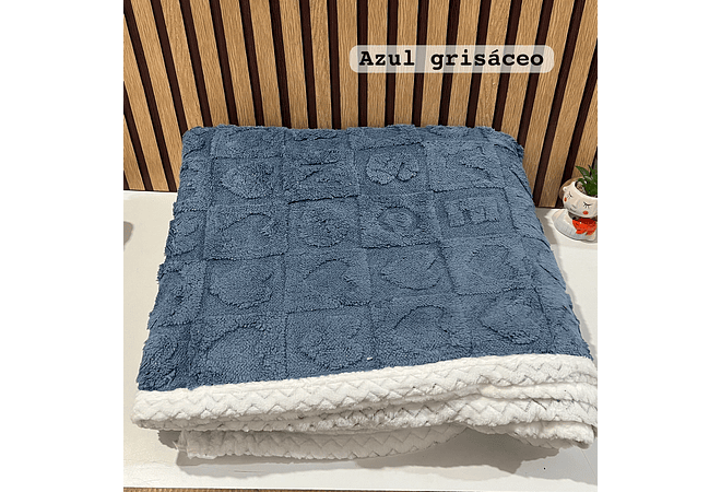 COBIJA ABORREGADA LOVE MATRIMONIAL 190x230CM MODELO #T-30445