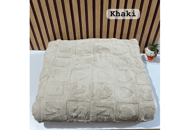 COBIJA ABORREGADA LOVE MATRIMONIAL 190x230CM MODELO #T-30445