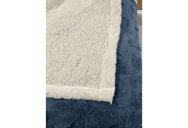 COBIJA ABORREGADA LOVE MATRIMONIAL 190x230CM MODELO #T-30445