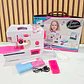 JUGUETE MÁQUINA DE COSER PARA NIÑAS (BLANCA-ROSA) MOD# 7803 - Miniatura 7