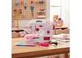 JUGUETE MÁQUINA DE COSER PARA NIÑAS (BLANCA-ROSA) MOD# 7803