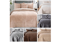 JUEGO DE COLCHA PARA CAMA + 2 FUNDAS PARA ALMOHADA  TAMAÑO QUEEN SIZE 2.2 x 2.3M MOD #T-30535