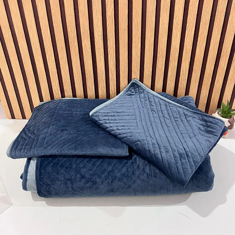 JUEGO DE COLCHA PARA CAMA + 2 FUNDAS PARA ALMOHADA  TAMAÑO QUEEN SIZE 2.2 x 2.3M MOD #T-30535 3