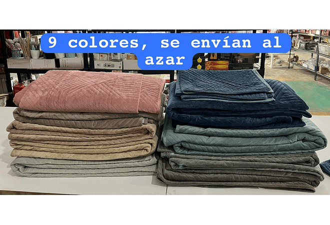 JUEGO DE COLCHA PARA CAMA + 2 FUNDAS PARA ALMOHADA  TAMAÑO QUEEN SIZE 2.2 x 2.3M MOD #T-30535