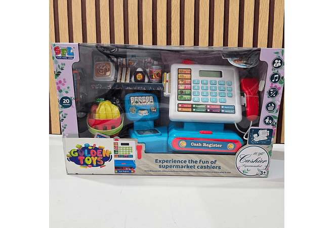 JUGUETE CAJA REGISTRADORA CON ACCESORIOS MOD# GTS594  🍓🍉