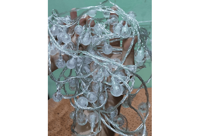 ❄️ SERIE DE LUZ LED ESFERITAS COLORES 5MTS MOD#QT-50LC