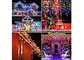 14 MTS SERIE NAVIDEÑA DE 700 LUCES LED DE COLORES EN CASCADA MOD#TS-6608C 🥰🎄CONECCION ELECTRICA
