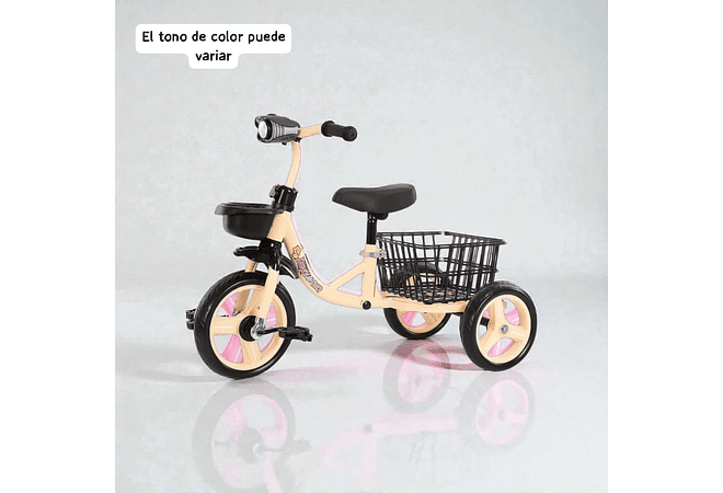 TRICICLO INFANTIL CON CANASTA Y SONIDO MOD# GTS675