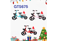 TRICICLO INFANTIL CON CANASTA Y SONIDO MOD# GTS675