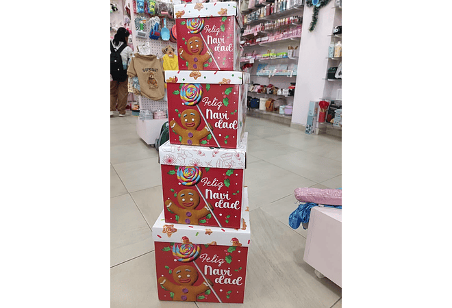 SET DE 4 CAJAS PARA REGALO VARIOS DISEÑOS Y DIFERENTES TAMAÑOS 🎁🎉