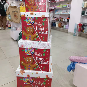 SET DE 4 CAJAS PARA REGALO VARIOS DISEÑOS Y DIFERENTES TAMAÑOS 🎁🎉