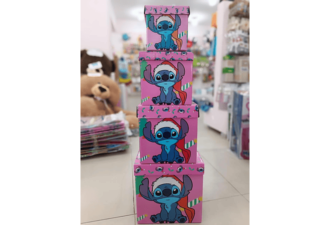 SET DE 4 CAJAS PARA REGALO VARIOS DISEÑOS Y DIFERENTES TAMAÑOS 🎁🎉