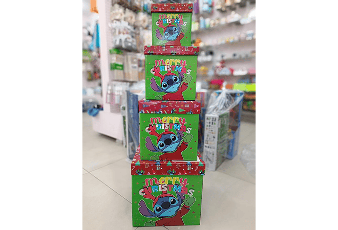 SET DE 4 CAJAS PARA REGALO VARIOS DISEÑOS Y DIFERENTES TAMAÑOS 🎁🎉