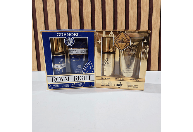 SET DE FRAGANCIA Y GEL-LOCION PARA DAMA 85/75 ML (GRENOBIL) MOD# i787 Y i790