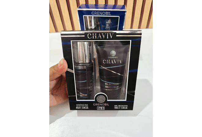 SET DE FRAGANCIAS PARA CABALLERO GRENOBIL 85/75 ML MOD# i761 Y i762