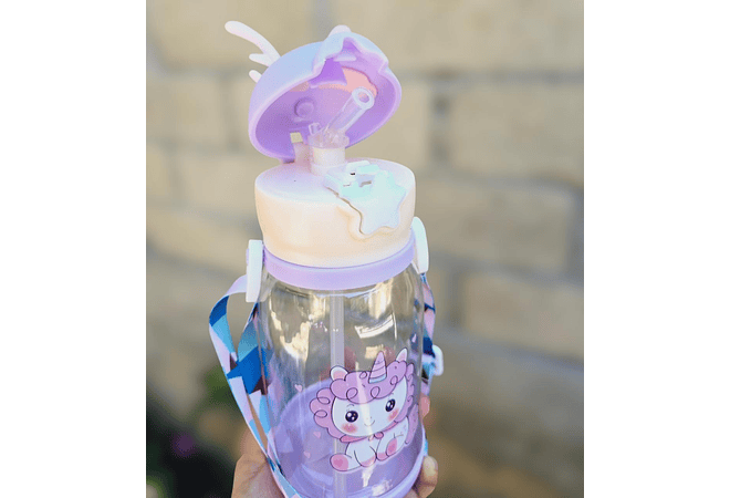 BOTELLA KAWAII RENO PARA AGUA MOD #8376 600ML