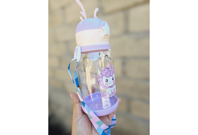 BOTELLA KAWAII RENO PARA AGUA MOD #8376 600ML