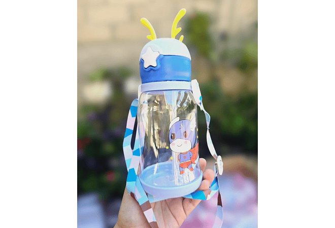 BOTELLA KAWAII RENO PARA AGUA MOD #8376 600ML