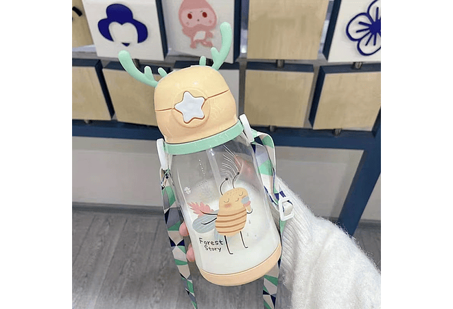 BOTECITO PARA AGUA INFANTIL CON OREJITAS MODELO #301