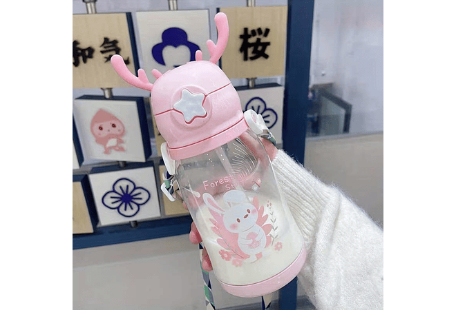 BOTECITO PARA AGUA INFANTIL CON OREJITAS MODELO #301