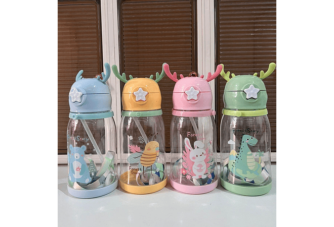 BOTECITO PARA AGUA INFANTIL CON OREJITAS MODELO #301