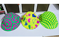 DOCENA DE SOMBREROS, CORBATA,MOÑO YANTIFAZ PARA FIESTA /COLORES NEON  🥳 🎉 👔🎩