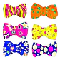DOCENA DE SOMBREROS, CORBATA,MOÑO YANTIFAZ PARA FIESTA /COLORES NEON  🥳 🎉 👔🎩 - Miniatura 9