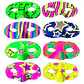 DOCENA DE SOMBREROS, CORBATA,MOÑO YANTIFAZ PARA FIESTA /COLORES NEON  🥳 🎉 👔🎩 - Miniatura 10