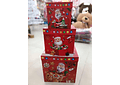 SET DE 3 CAJAS PARA REGALO DISEÑO NAVIDAD 🎄🎁