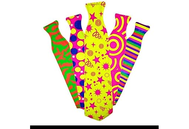 DOCENA DE SOMBREROS, CORBATA,MOÑO YANTIFAZ PARA FIESTA /COLORES NEON  🥳 🎉 👔🎩