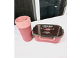 SET TUPPER PARA LUNCH+ BOTELLA  MODELO MOD# 2230-217-4
