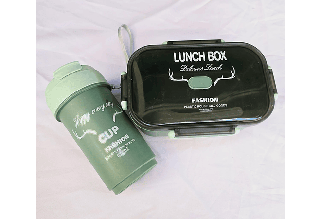 SET TUPPER PARA LUNCH+ BOTELLA  MODELO MOD# 2230-217-4