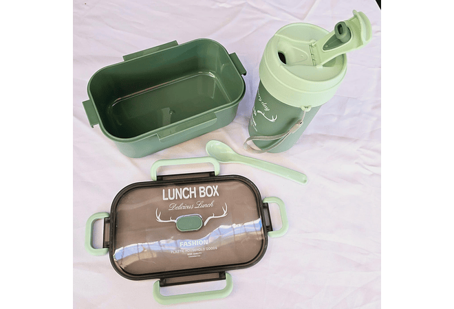 SET TUPPER PARA LUNCH+ BOTELLA  MODELO MOD# 2230-217-4