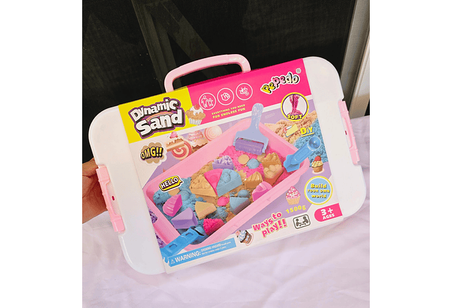 ARENA MÁGICA CON MOLDES MARCA PEPEDO  MOD  #DS-510