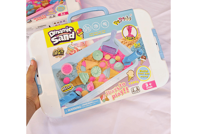 ARENA MÁGICA CON MOLDES MARCA PEPEDO  MOD  #DS-510