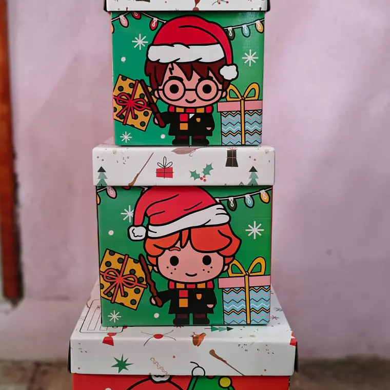 SET DE 4 CAJAS PARA REGALO VARIOS DISEÑOS Y DIFERENTES TAMAÑOS 🎁🎉 7