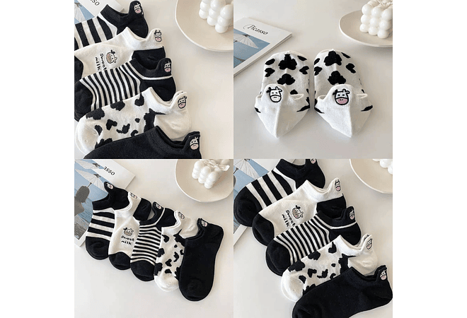 BOLSITA CON 10 PARES DE TINES VAQUITA MOD#4000