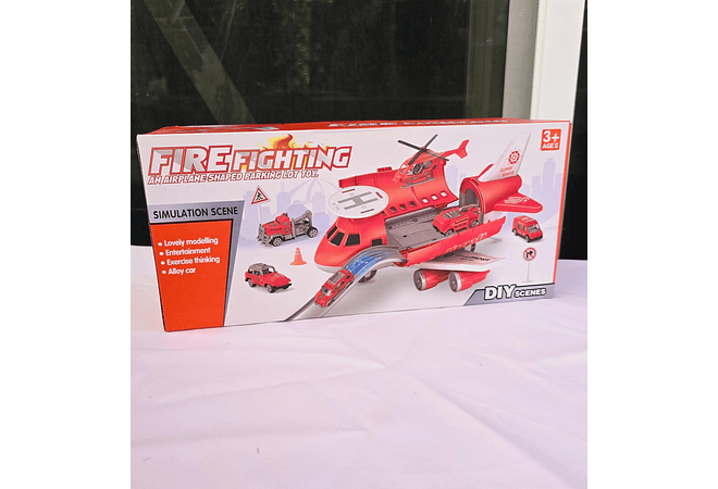 JUGUETE AVIÓN CON PISTA Y ACCESORIOS MOD#B100-1A