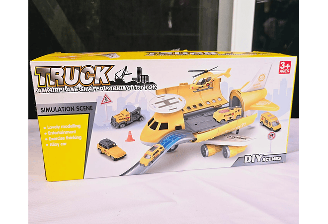 JUGUETE AVIÓN CON PISTA Y ACCESORIOS MOD#B100-1A