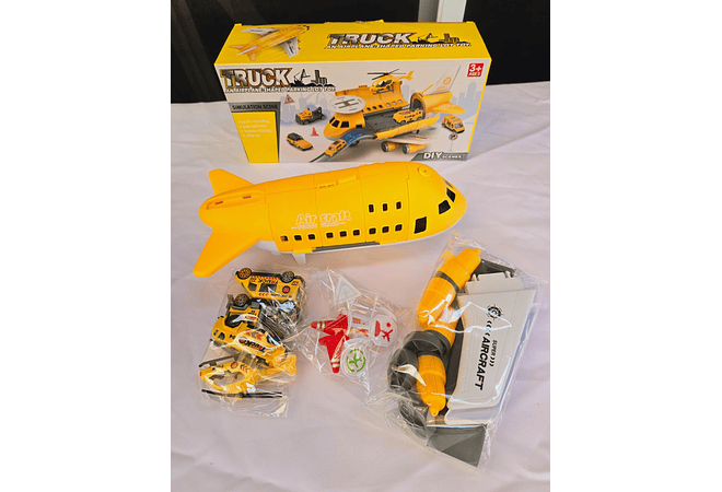 JUGUETE AVIÓN CON PISTA Y ACCESORIOS MOD#B100-1A