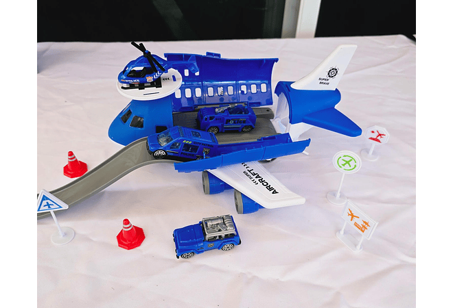 JUGUETE AVIÓN CON PISTA Y ACCESORIOS MOD#B100-1A