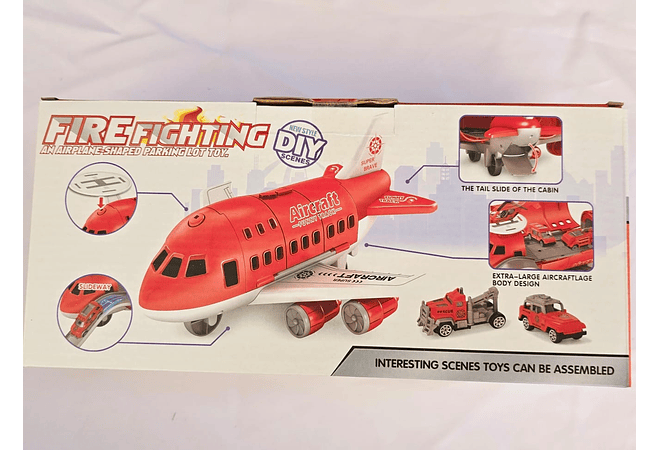 JUGUETE AVIÓN CON PISTA Y ACCESORIOS MOD#B100-1A